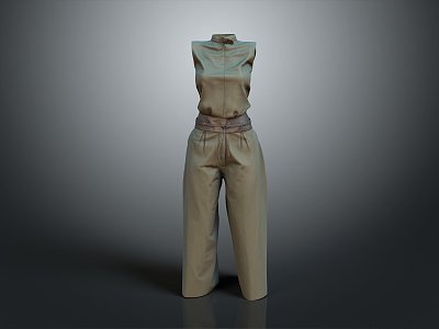 Jeans Straight Pants Khakis Bloomers Wide Leg Pants Flare Pants Pencil Pants Cargo Pants 3d model