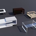 Modern Coffee Tables Featuring Glass Wood White And Natural Wood Sleek Designs