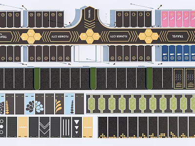 Ecological Parking Lot Design With Green Landscaping Permeable Pavements And Solar Lighting 3d model