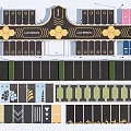 Ecological Parking Lot Design With Green Landscaping Permeable Pavements And Solar Lighting