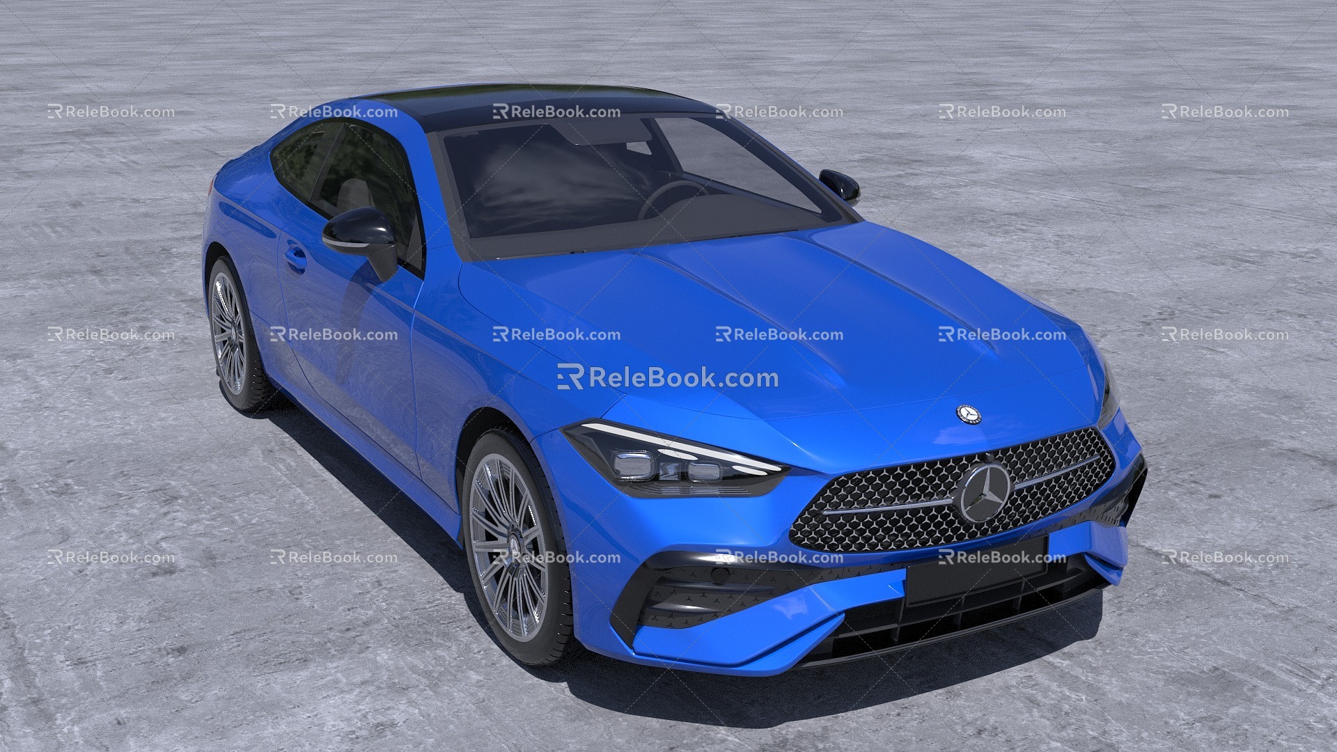 Car Mercedes-Benz Car CLE Couple sports car Sedan Luxury Car 3d model