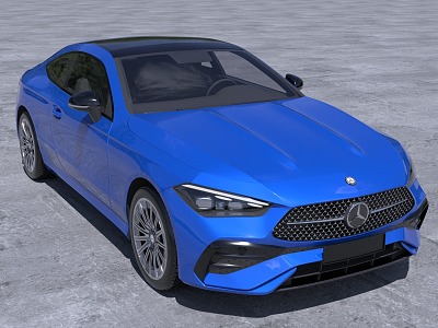 Car Mercedes-Benz Car CLE Couple sports car Sedan Luxury Car 3d model