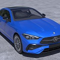 Car Mercedes-Benz Car CLE Couple sports car Sedan Luxury Car 3d model