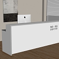 Modern Cashier 3d model