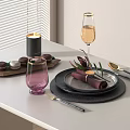 Tableware ornaments 3d model