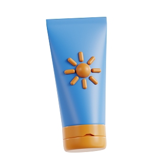 Modern Sunscreen Cartoon Sunscreen 3d model