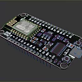 Advanced Electronic Development Board With Integrated Chip Pins And Components