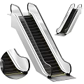 Elevator escalator mall escalator large escalator elevator 3d model