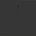 Ancient Sword Weapon Standing Upright With Reflective Blade And Gray Gradient Background