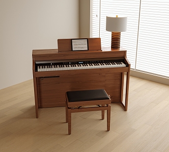 Modern Piano 3d model