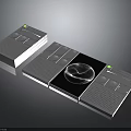 Modern Electronic Control Panels With Interactive Buttons And Glass Display Module