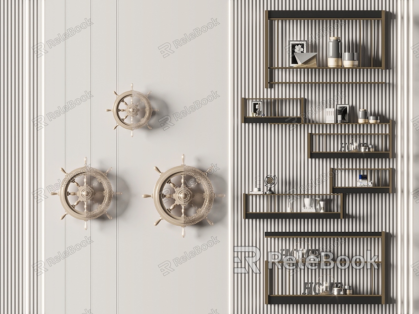 Modern wall decoration sculpture ornaments model