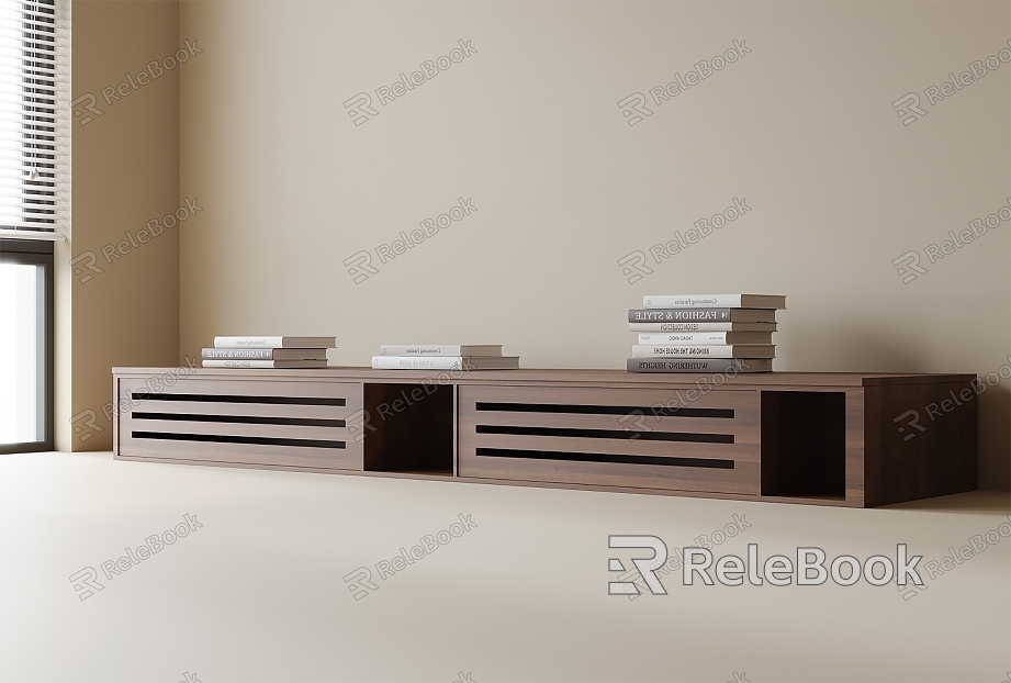 Modern TV Cabinet Low Cabinet model