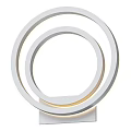Modern Ring Shaped Circular Wall Lamp With LED Lighting And Sleek Contemporary Design