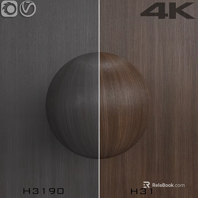 Spherical Component With Dark And Light Textured Finishes On Wood Grain Background 3d model 