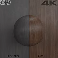 Spherical Component With Dark And Light Textured Finishes On Wood Grain Background