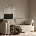 Double sofa 3d model