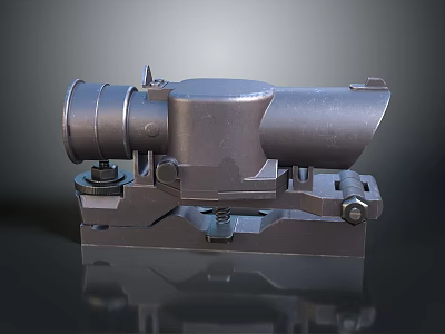 Infrared Steiner Laser Pistol Light Source Firearm Sight Firearm Device 3d model
