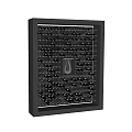 Modern Wine Cabinet With Multiple Wine Bottle Storage Racks And Decorative Light