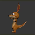Cute Cartoon Rabbit Character With Big Ears Blue Eyes And Open Arms