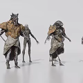 Zombie Characters 3d model