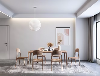 Nordic Restaurant 3d model