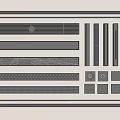 Modern Bathroom Accessories Collection With Functional Racks Grates And Decorative Elements