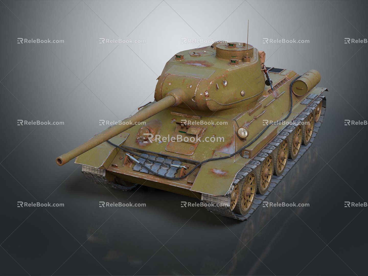 Industrial LOFT Tank World War II Tank World War I Tank Heavy Tank Tracked Tank Tracked Vehicle German Tank 3d model