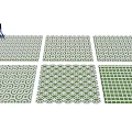 Grass Pattern Floor Tiles Collection With Various Design Styles And Patterns 3d model