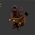 Humanoid robot science fiction robot industrial robot intelligent robot 3d model