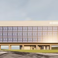 Corbusier Works Dormitory Overhead Floor 3d model