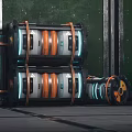 Modern Sci-Fi Box Weapon Box Supply Box 3d model