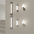 Elegant Modern Wall Sconces Decorative Lighting Mounted In Staircase Area For Home
