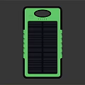 Light Green Phone Case With Solar Panel And Anti Slip Design For Mobile Devices