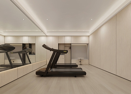 Modern Gym 3d model