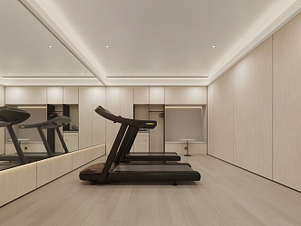 Modern Gym 3d model