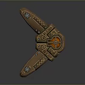Boomerang Dart Hidden Weapon Dart Ninja Dart Ninja Weapon Ancient Weapon Cold Weapon 3d model