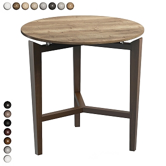 Nordic Simple Coffee Table 3d model