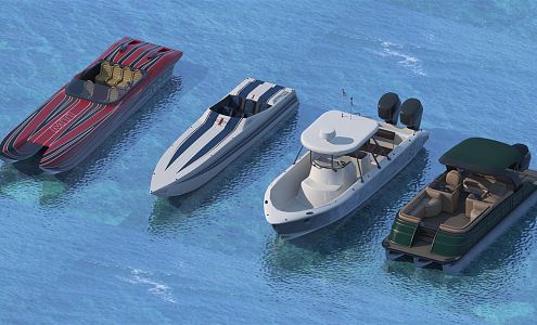 Modern Yacht 3d model