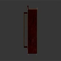 Elegant Red Classic Carved Cabinets With Double Doors And Lattice Design Bottom Drawers