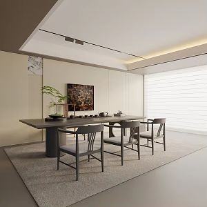 Modern Tea Room 3d model