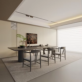 Modern Tea Room 3d model