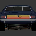 Blue Model Race Car With Number 42 Playcraft Logo And Colorful Stripes