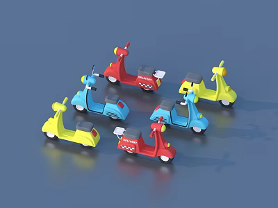 cartoon toy sketch 3d model