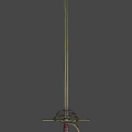 Weapon class fencing 3d model