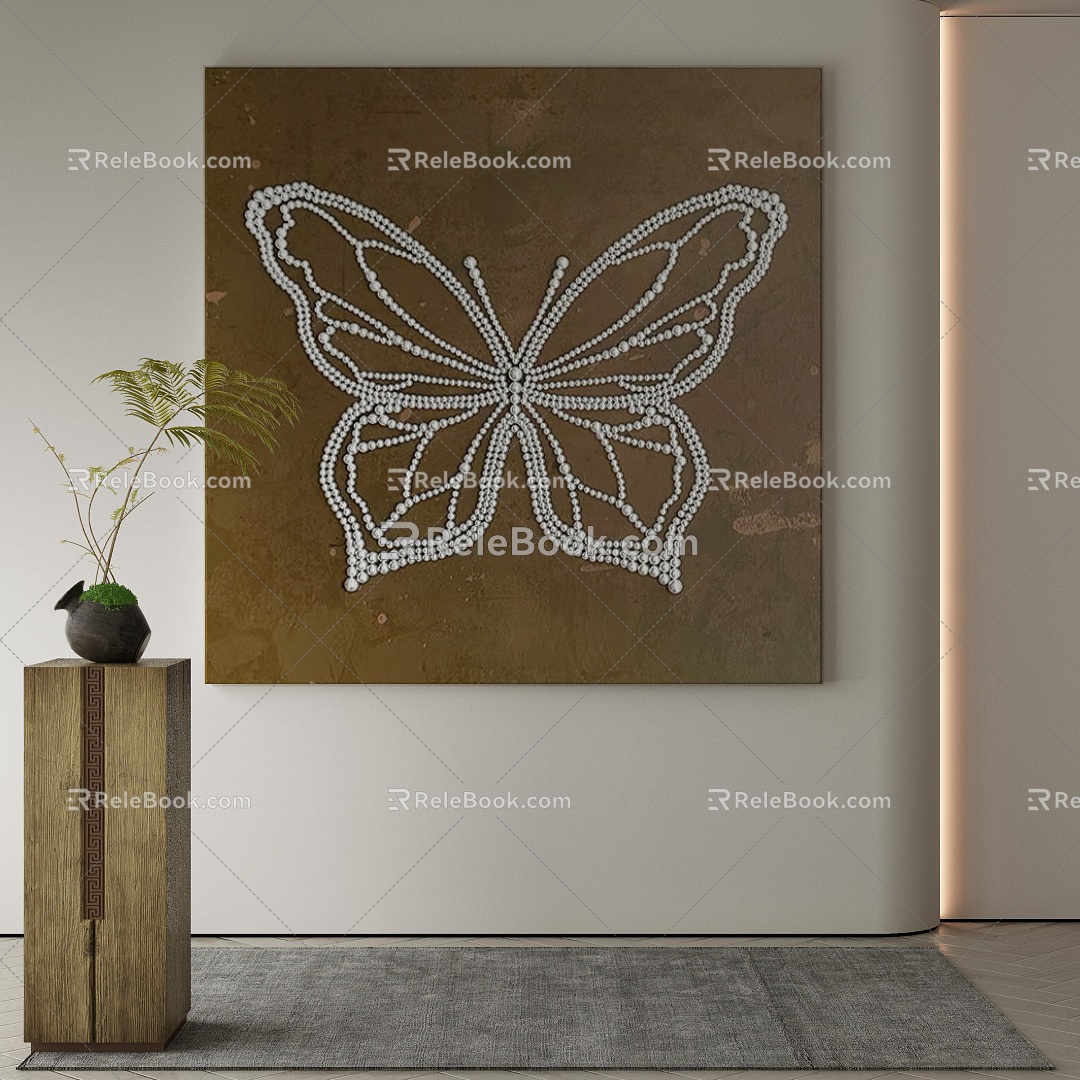 Quiet Decorative Painting 3d model