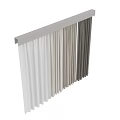 Elegant Curtains in White Beige and Brown Shades for Modern Home Interior