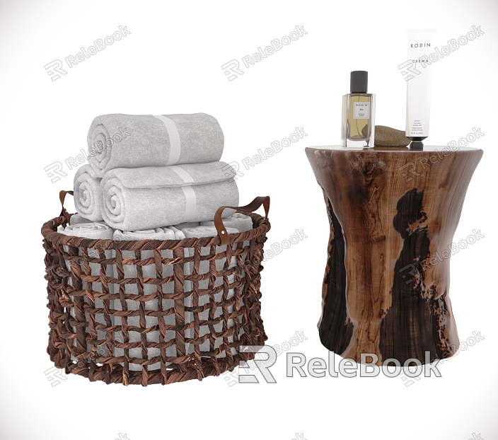 Modern Storage Basket Bathroom Supplies model