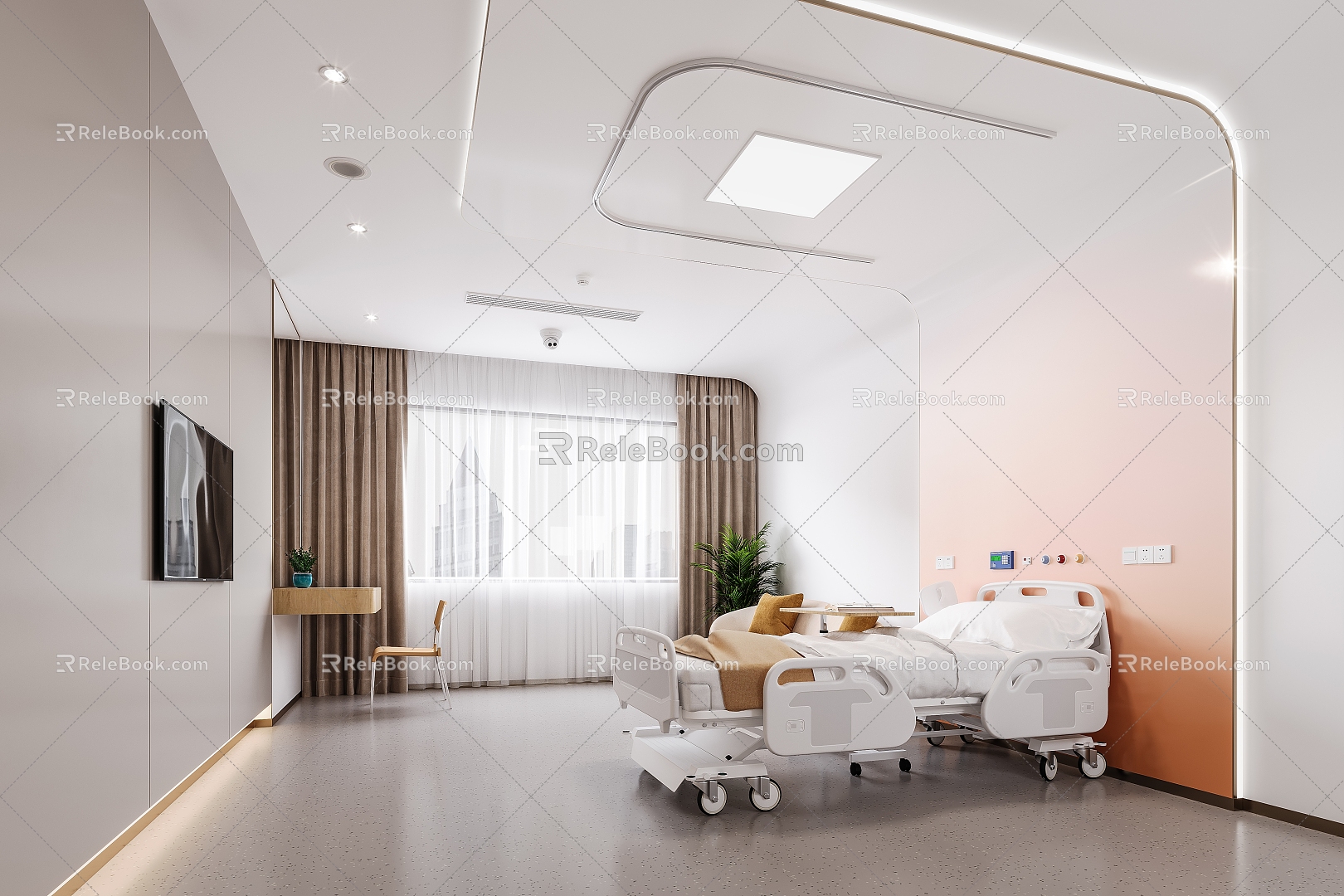 Single Ward ICU Single Ward Intensive Ward VIP Ward 3d model