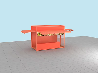 Modern stall container snack stall shop 3d model Modern stall container snack stall shop 3d model